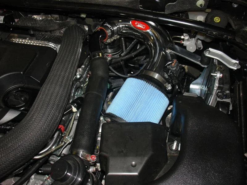 Injen 09-11 Mitsubishi Ralliart 2.0L 4cyl Turbo Black Tuned Short Ram Intake System w/ MR Tech - Back View