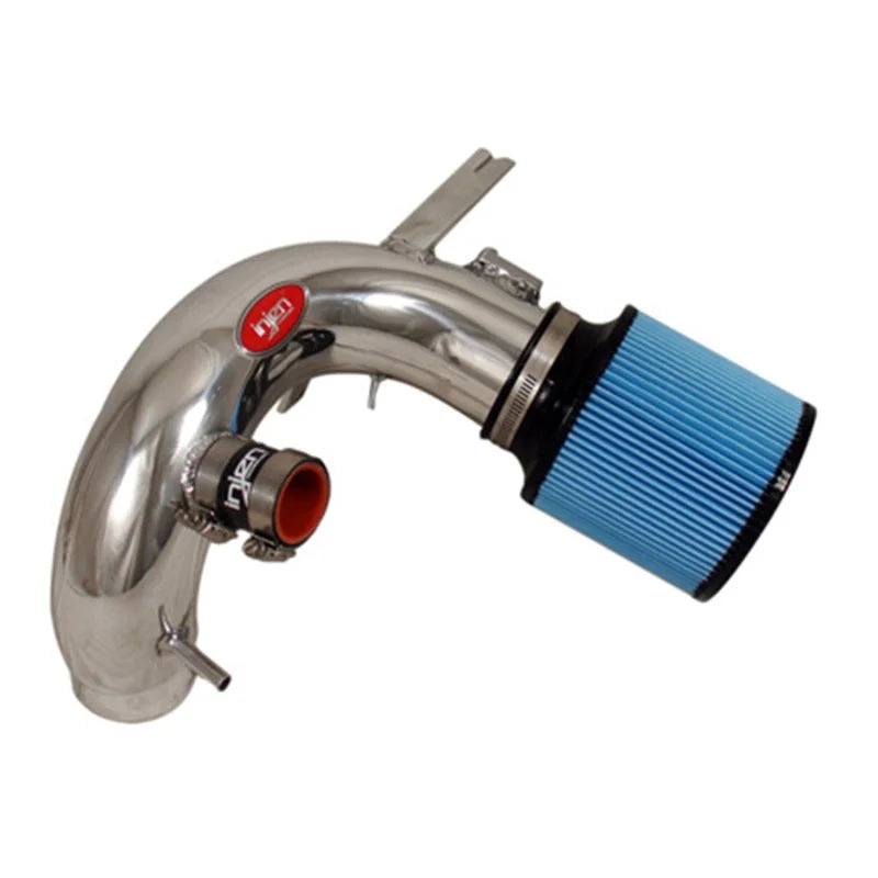 Injen 09-11 Mitsubishi Ralliart 2.0L 4cyl Turbo Polished Tuned Short Ram Intake System w/ MR Tech - Side View