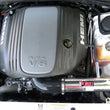 Load image into Gallery viewer, Injen 09-14 Dodge Challenger Hemi 5.7L V8 SRT-8 6.1L 5.7L V8 Wrinkle Black Power-Flow - Back View