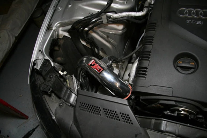Injen 09-16 Audi A4 2.0L (t) Black Cold Air Intake - Side View