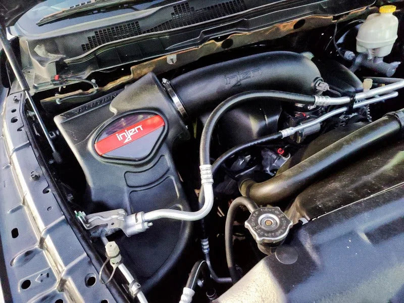 Injen 09-18 Dodge Ram 1500 V8-5.7L Evolution Intake (Oiled) - Back View
