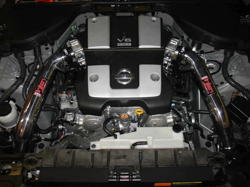 Injen 09-20 Nissan 370Z Black Cold Air Intake - Back View