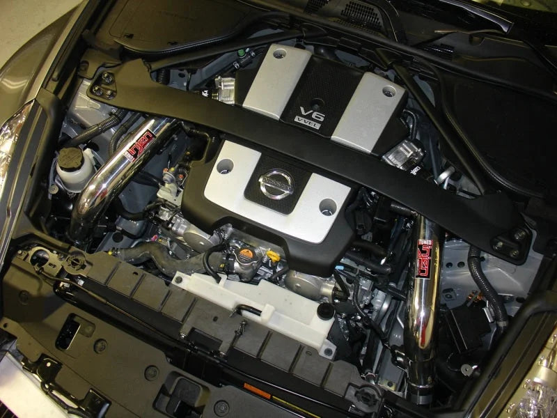Injen 09-20 Nissan 370Z Black Cold Air Intake - Installation View