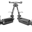 Load image into Gallery viewer, Injen 09-20 Nissan 370Z Dual 60mm SS Cat-Back Exhaust w/ Built In Resonated X-Pipe - Side View