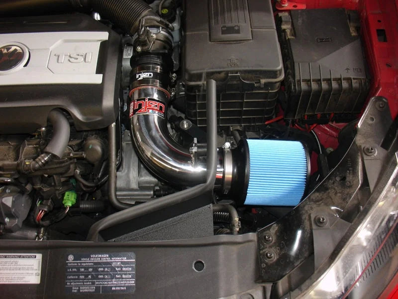 Injen 10-12 VW MK6 GTI 2.0L TSI Black Short Ram Intake w/ Heat Shield - Detail View