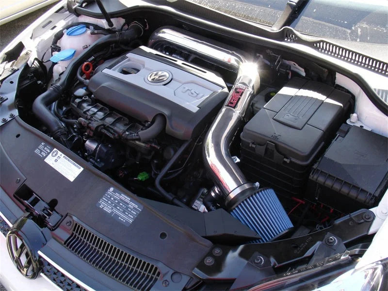 Injen 10-12 VW MKVI GTI 2.0L TSI Polished Cold Air Intake - Back View