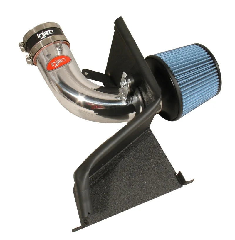 Injen 10-14 VW Golf 2.0L Turbo Diesel Polished Tuned Air Intake w/ MR Tech&Super Filter - Side View