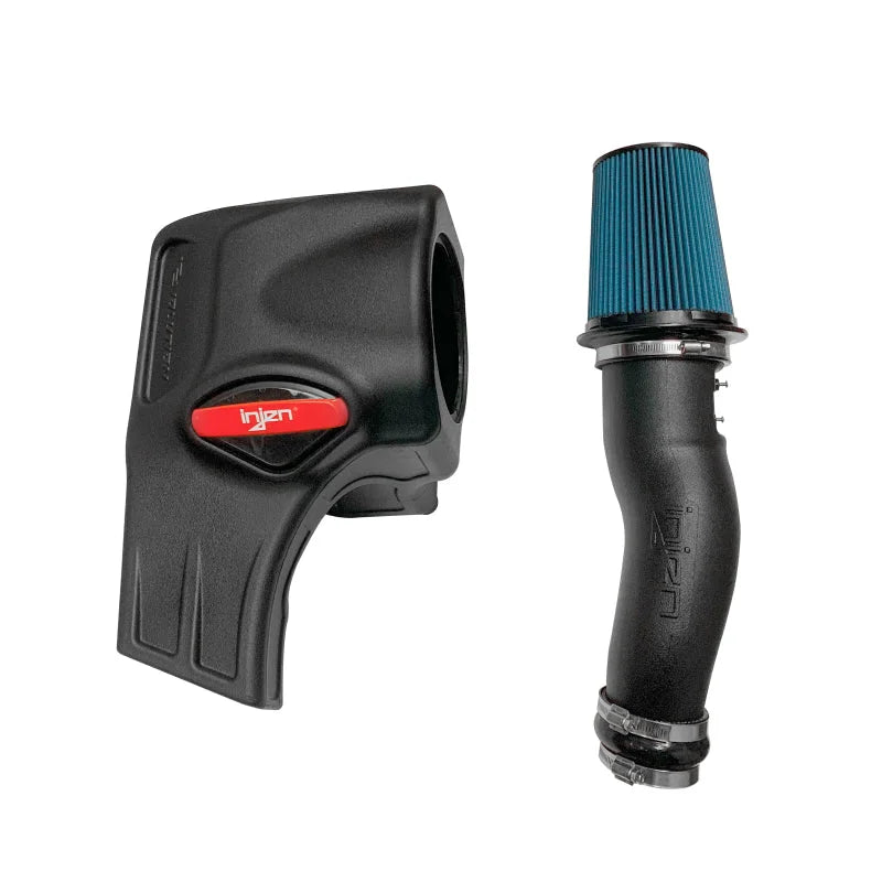 Injen 10-21 Toyota 4Runner Cold Air Intake System - Oiled Filter - Side View