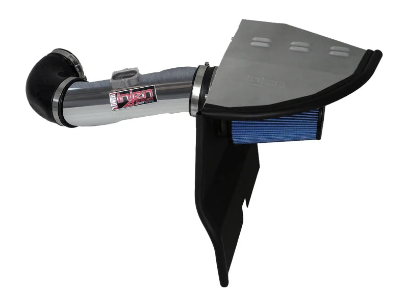 Injen 10 Camaro 3.6L V6 Polished Power-Flow Short Ram Air Intake System - Side View