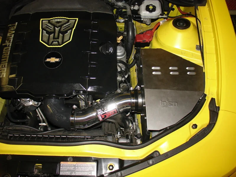 Injen 10 Camaro 3.6L V6 Polished Power-Flow Short Ram Air Intake System - Back View