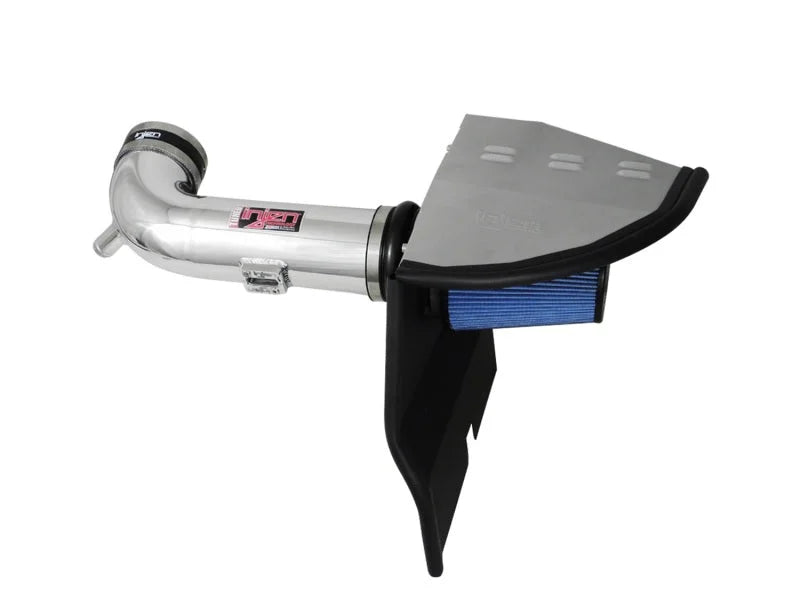 Injen 10 Camaro 6.2L V8 Polished Power-Flow Short Ram Air Intake System - Side View