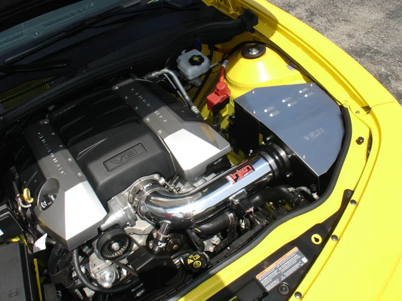 Injen 10 Camaro 6.2L V8 Polished Power-Flow Short Ram Air Intake System - Detail View