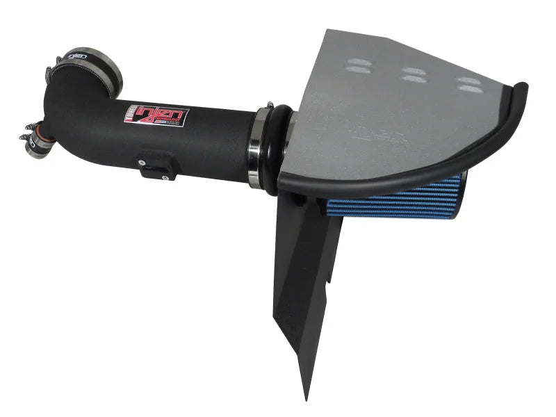 Injen 10 Camaro 6.2L V8 Wrinkle Black Power-Flow Short Ram Air Intake System - Side View