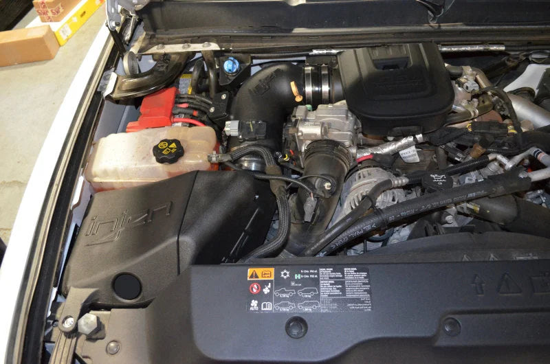 Injen 11-12 GMC Duramax LML 6.6L Evolution Intake - Side View