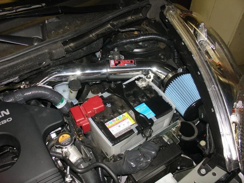 Injen 11-14 Nissan Juke 1.6L (incl Nismo) Polished Short Ram Intake - Detail View