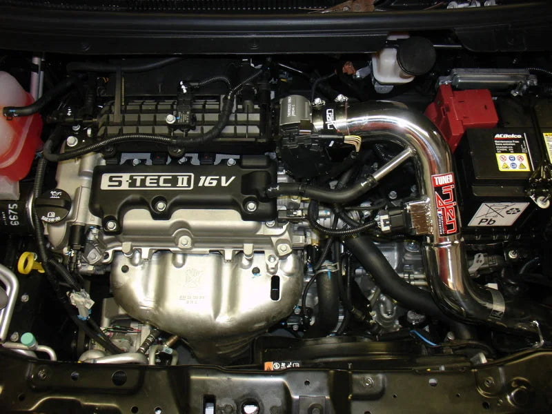 Injen 11-15 Chevrolet Spark 1.2L 4cyl Black Cold Air Intake w/ MR Tech & Super Nano-Web Dry - Detail View