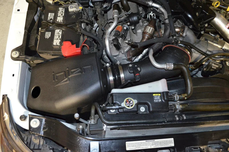 Injen 11-15 Ford F-250/F-350 6.7L Powerstroke Evolution Intake - Side View