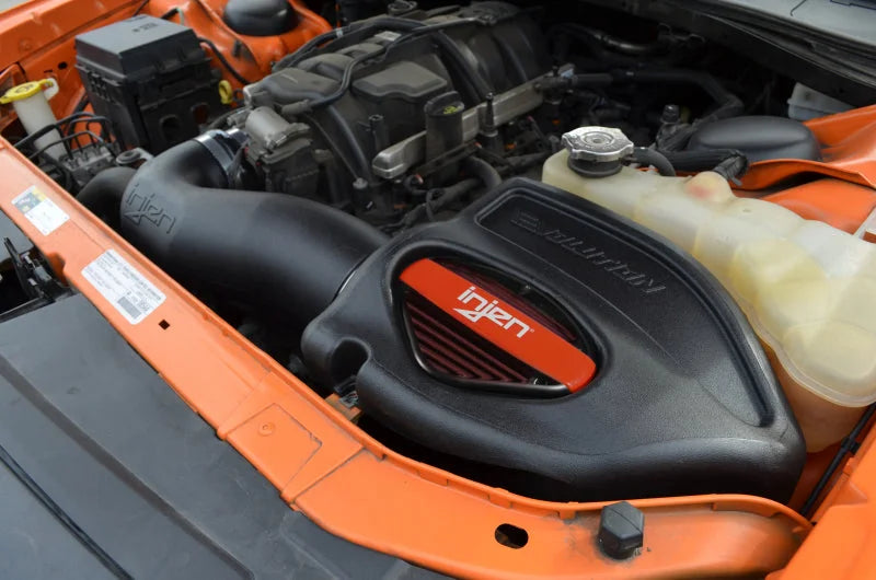 Injen 11-19 Dodge Challenger V8-5.7L Hemi Evolution Intake (Oiled) - Side View