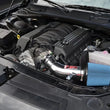 Load image into Gallery viewer, Injen 11-20 Dodge Challenger SRT-8 6.4L V8 Wrinkle Black Power-Flow Short Ram Intake - Side View