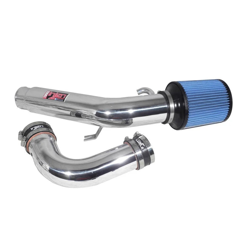 Injen 11 Dodge Durango 3.6L V6 Wrinkle Black Power-Flow Short Ram Intake w/ MR Tech & Nano Filter - Side View