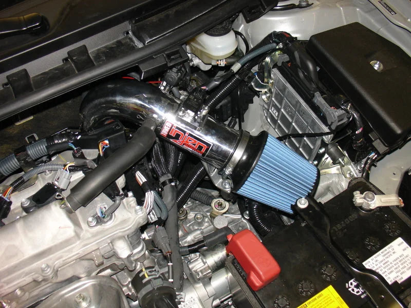 Injen 11+ Scion tC Black Short Ram Air Intake - Side View