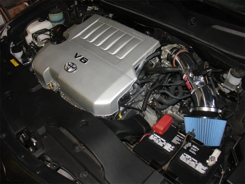 Injen 11 Toyota Camry 3.5L V6 Polished Tuned Air Intake w/ Air Fusion/MR Tech/Web Nano Filter - Side View