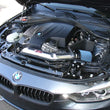 Load image into Gallery viewer, Injen 12-13 BMW 335i (N55) 3.0L L6 (turbo) AUTO TRANS ONLY Wrinkle Black Short Ram Intake w/ MR Tech - Back View
