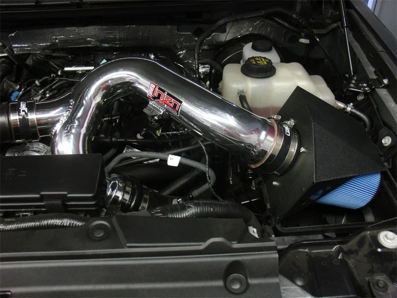 Injen 12-13 Ford F-150 V6 3.5L Eco Boost Engine Short Ram Intake Kit (Includes Heat Shield) - Detail View