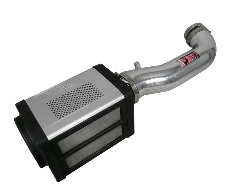 Injen 12-13 Jeep Wrangler JK 3.6L V6 Wrinkle Black Short Ram Intake w/ Power Flow Box - Side View