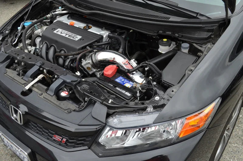 Injen 12-15 Honda Civic Si 9th Gen/13-15 Acura ILX 2.4L 4Cyl Polished True Cold Air Intake w/MR Tech - Installation View
