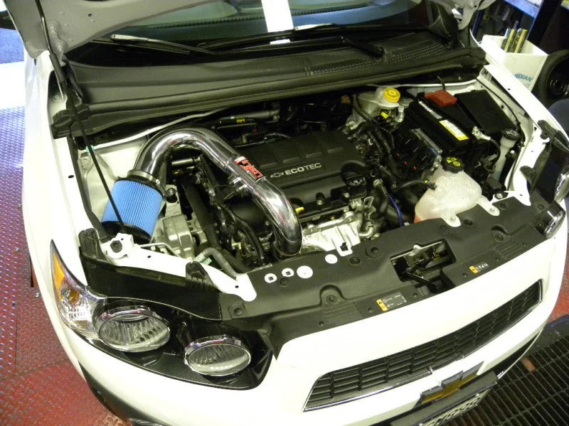 Injen 12-20 Chevrolet Sonic 1.4L Turbo 4cyl Polished Short Ram Cold Air Intake w/ MR Technology - Detail View