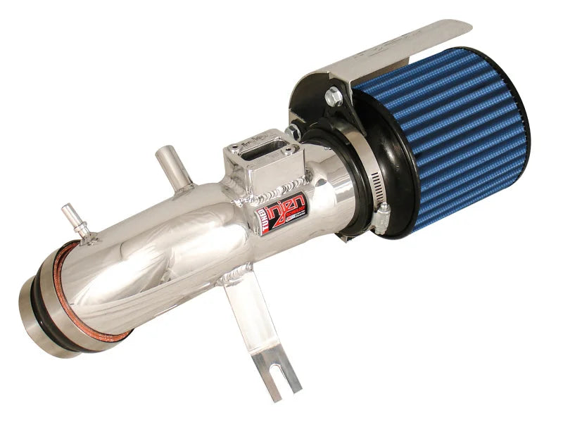 Injen 12 Ford Focus 2.0L 4cyl Polished Air Intake w/MR Tech, Web Nano-Fiber Dry Filter & Heat Shield - Side View