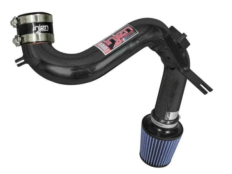 Injen 12 Scion iQ 1.3L 4cyl Black Cold Air Intake w/ MR Technology - Side View