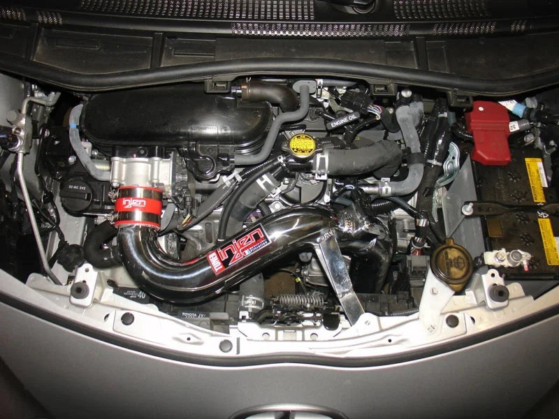 Injen 12 Scion iQ 1.3L 4cyl Black Cold Air Intake w/ MR Technology - Detail View