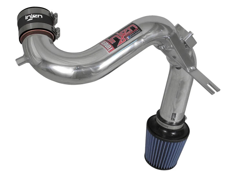 Injen 12 Scion iQ 1.3L 4cyl Polished Cold Air Intake w/ MR Technology - Side View
