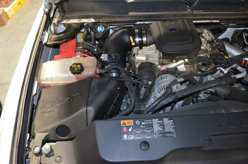 Injen 13-14 GMC Duramax LML 6.6L Evolution Intake - Side View