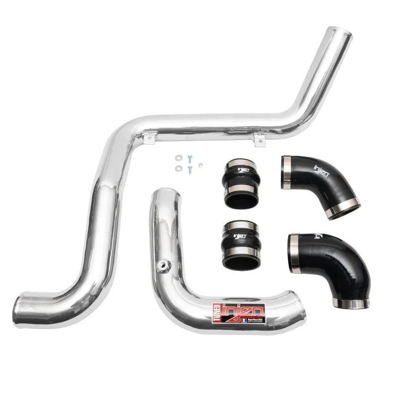 Injen 13-18 Ford Focus ST L4 2.0L Turbo SES Intercooler Pipes Polished Finish - Installation View