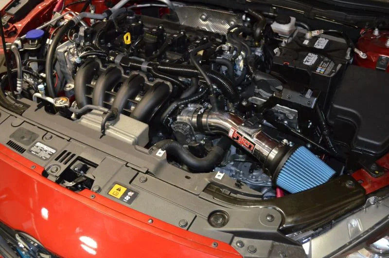 Injen 13-18 Mazda 3 2.0L 4cyl Polished Short Ram Intake - Installation View
