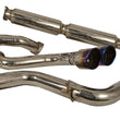 Load image into Gallery viewer, Injen 13--19 Ford Focus ST 2.0L (t) 3.00in Cat-Back Stainless Steel Exhaust System w/Titanium Tip - Side View