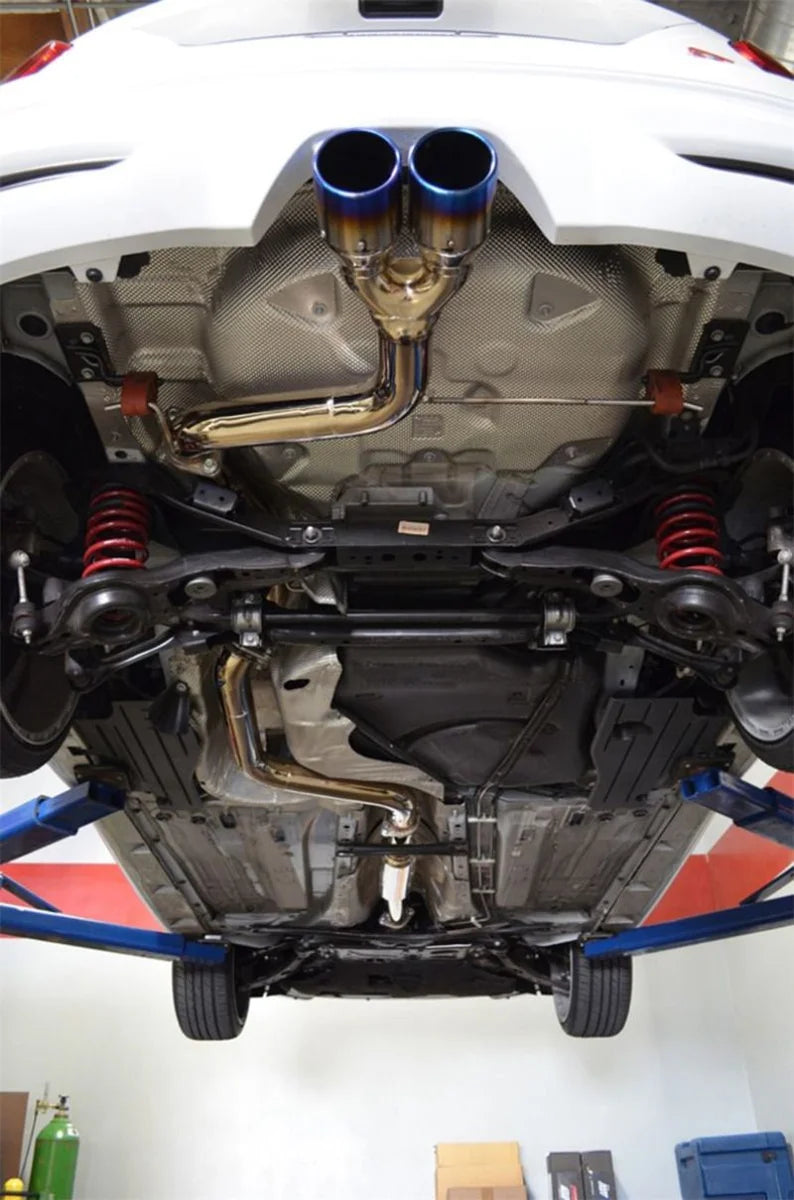 Injen 13--19 Ford Focus ST 2.0L (t) 3.00in Cat-Back Stainless Steel Exhaust System w/Titanium Tip - Detail View