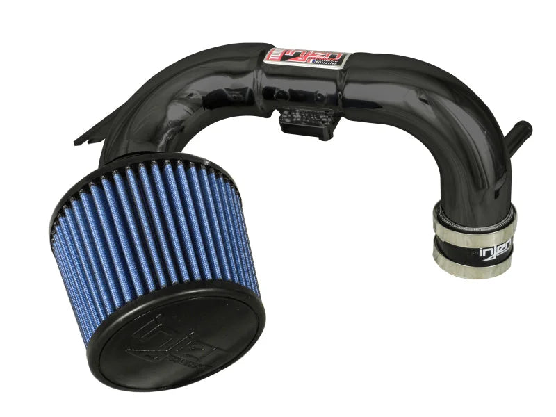 Injen 13-19 Toyota Prius C 1.5L 4cyl HYBRID Black Tuned Intake w/MR Tech/Air Fusion - Side View