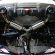 Load image into Gallery viewer, Injen 13-20 Subaru BRZ/Toyota 86 2.0L 4cyl SS CB Exhaust w/ Dual Injen Embossed Muffler - Side View