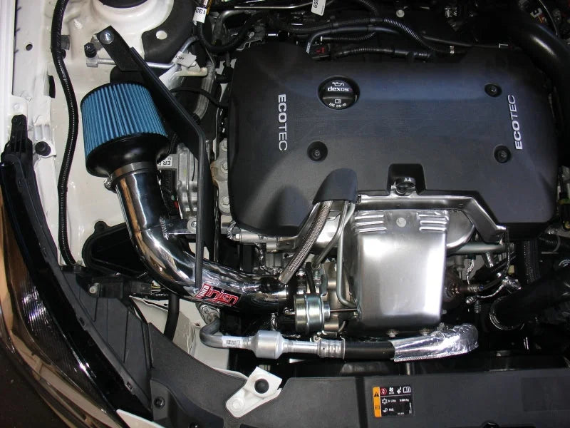 Injen 13 Chevy Malibu 2.0L (T) Polished Tuned Air Intake w/ MR Tech - Back View