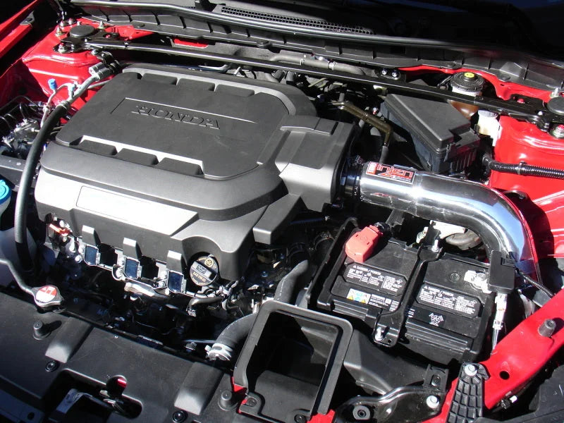 Injen 13 Honda Accord 3.5L V6 Polished Cold Air Intake w/ MR Tech - Detail View