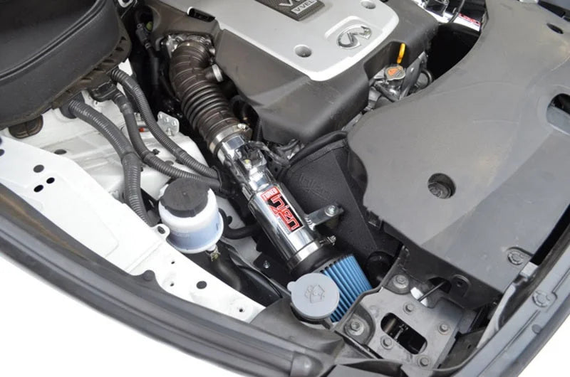 Injen 13 Infiniti FX37 3.7L V6 Twin Black Short Ram Intake w/MR Tech - Detail View