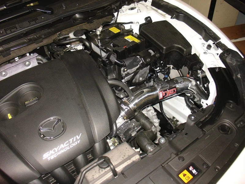 Injen 14-15 Mazda 6 2.5L 4cyl Black Cold Air Intake w/ MR Tech & Air Fusion - Detail View