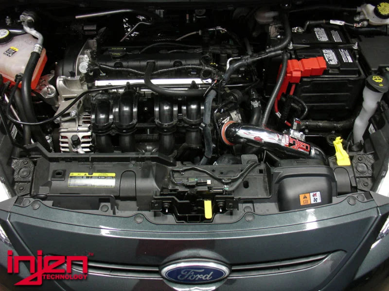 Injen 14-19 Ford Fiesta 1.6L Black Cold Air Intake - Detail View