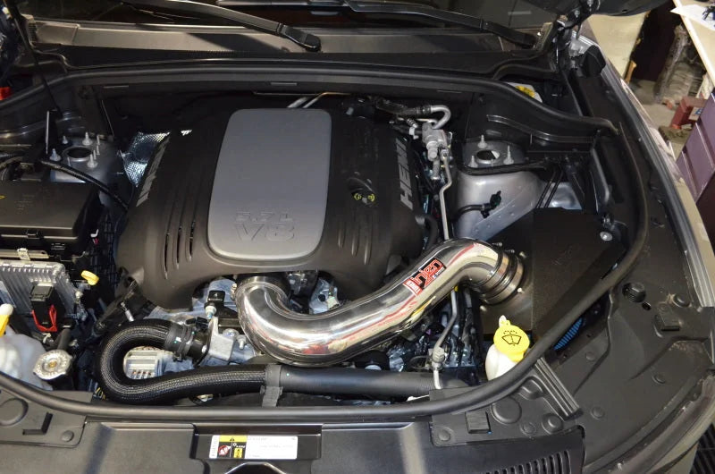 Injen 14-20 Dodge Durango R/T 5.7L V8 Polished Power-Flow Air Intake System - Side View