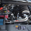 Load image into Gallery viewer, Injen 14 Chevy Silverado/GMC Sierra P/U 5.3L Wrinkle Black Short Ram Intake w/ MR Tech &amp; Heat Shield - Side View