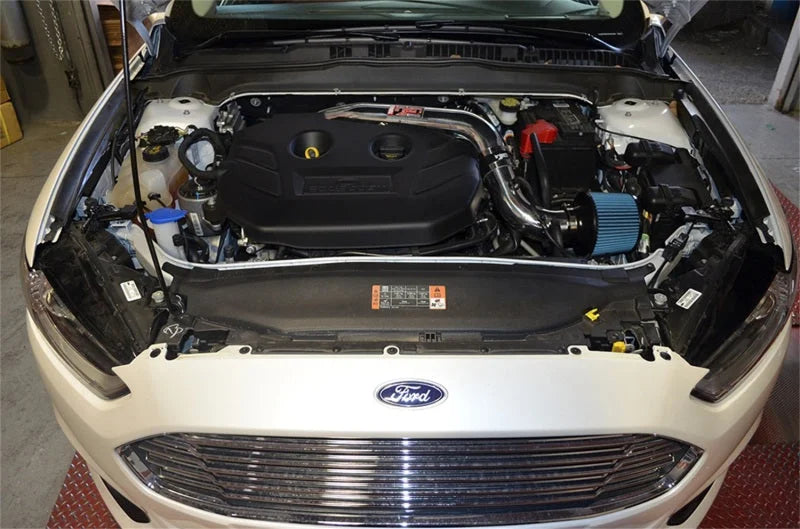 Injen 14 Ford Fusion 2.0L Eco Boost 4Cyl Short Ram Intake w/MR Tech & Heat Shield Polished - Detail View